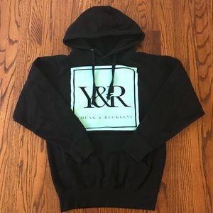 Young and Reckless Hoodie Size S